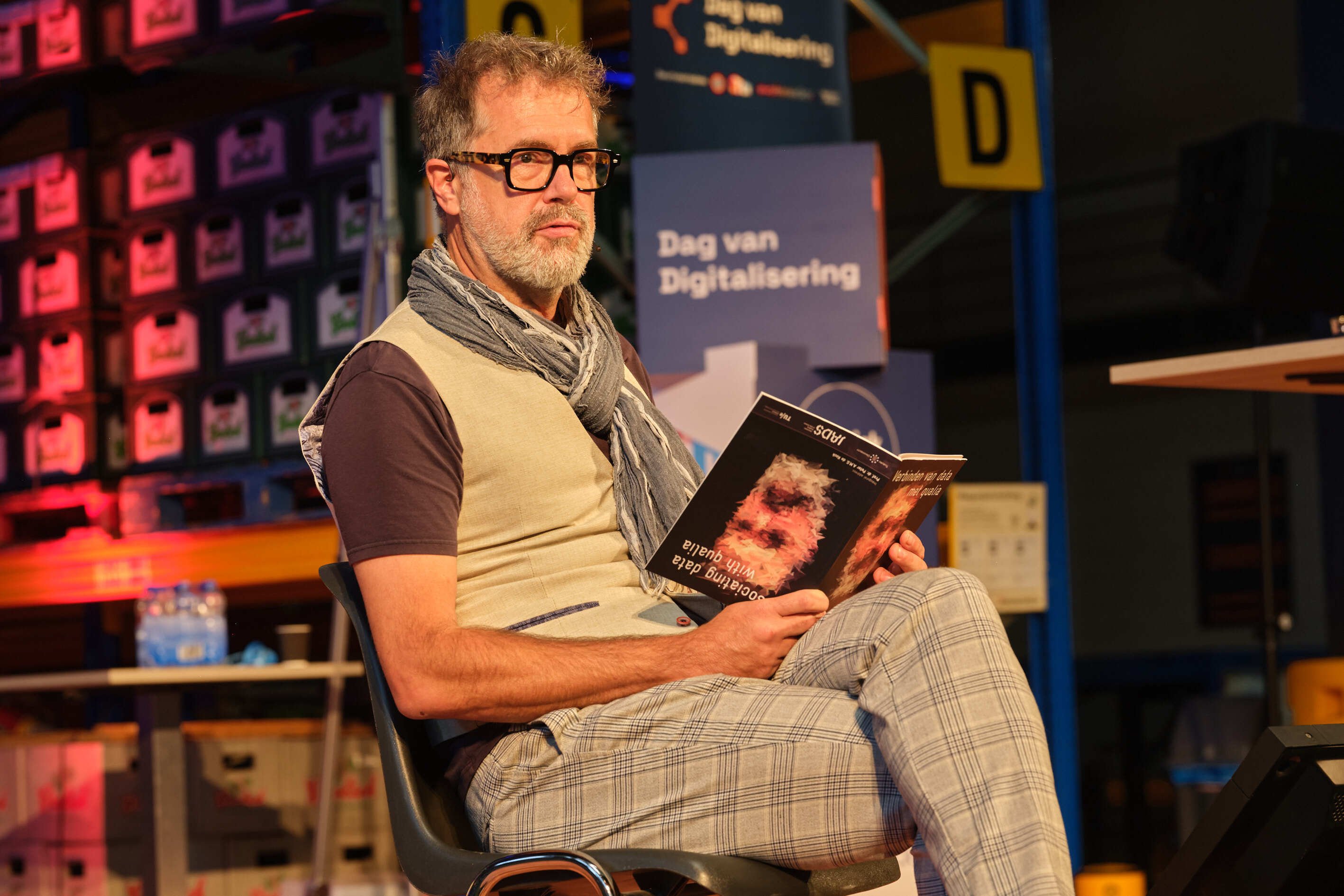 Peter de Kock tijdens de Keynote op de Dag van Digitalisering